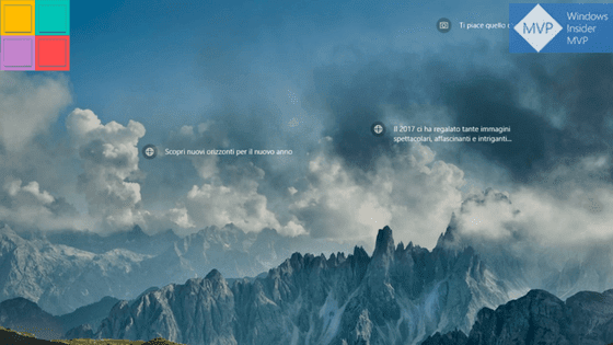 Contenuti in evidenza mostra schermo nero come sfondo in Windows 10 (Windows Spotlight)