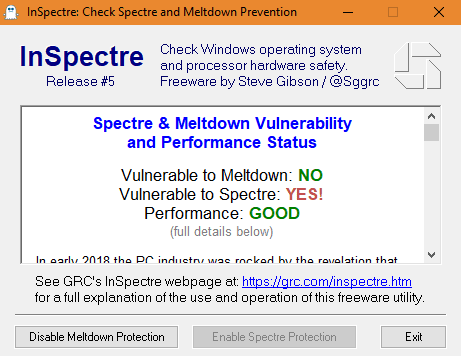 Come controllare se siamo vulnerabili ai bug Spectre e Meltdown 17 inspectre03
