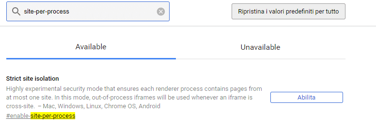 site per process
