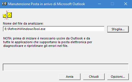 Come risolvere i problemi di Microsoft Outlook 10 scanpstimage01