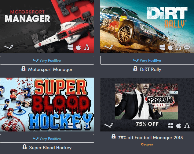 Pacchetto Sport in Humble Bundle 16 03