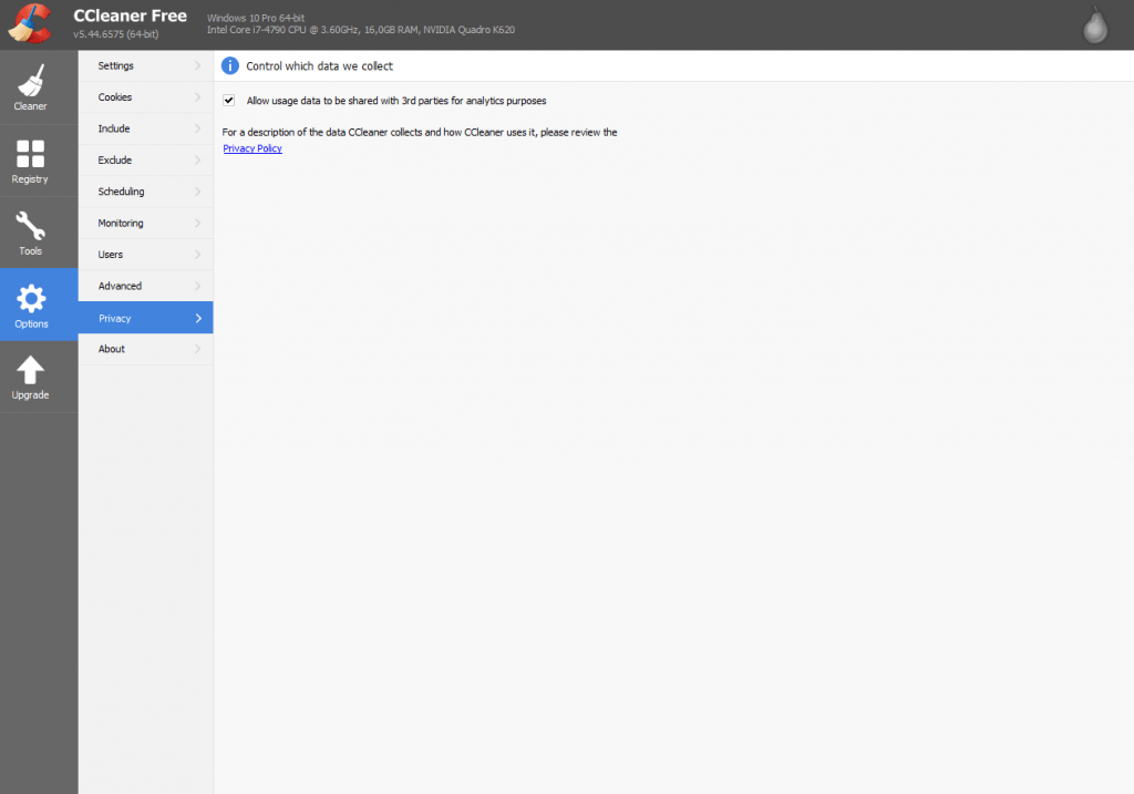 CCleaner ritorna alla versione precedente: più trasparenza per l'utente