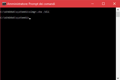 Utilizzo del comando SLMGR.VBS per determinare il tipo di licenza in uso nel sistema 14 Utilizzo del comando SLMGR.VBS per determinare il tipo di licenza in uso nel sistema