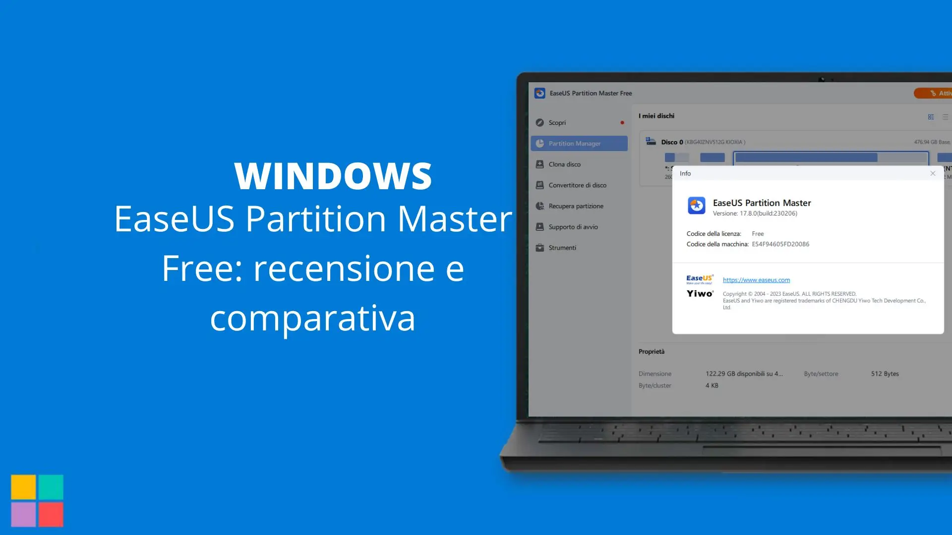 EaseUS Partition Master Free: recensione e comparativa