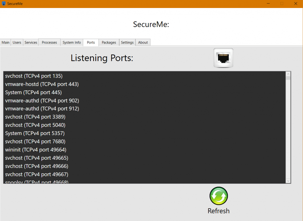 Mettiamo in sicurezza Windows con SecureMe 14 Lista dei processi e porte aperte