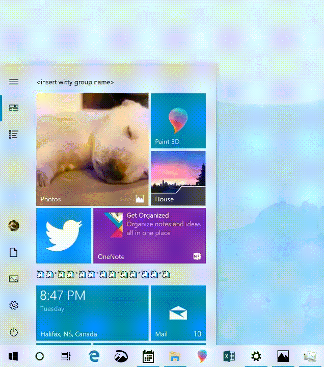 Windows 10: molti miglioramenti allo start menù con la versione 19H1 12 Basta posizionarci sopra il mouse e vengono mostrate le scorciatoie disponibili