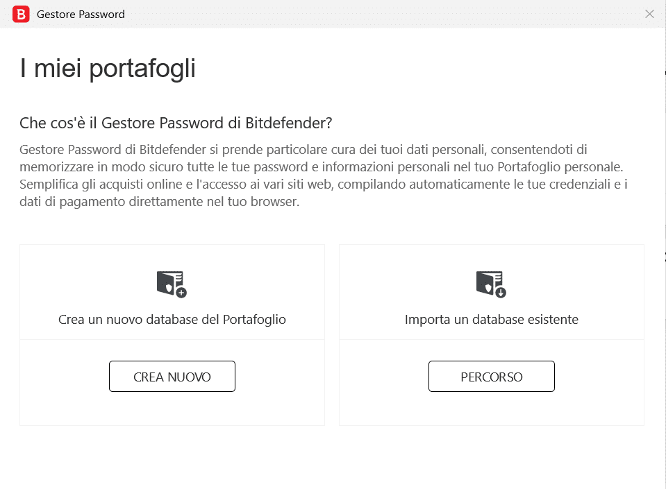 Recensione Bitdefender Internet Security per Windows 17 I miei portafogli