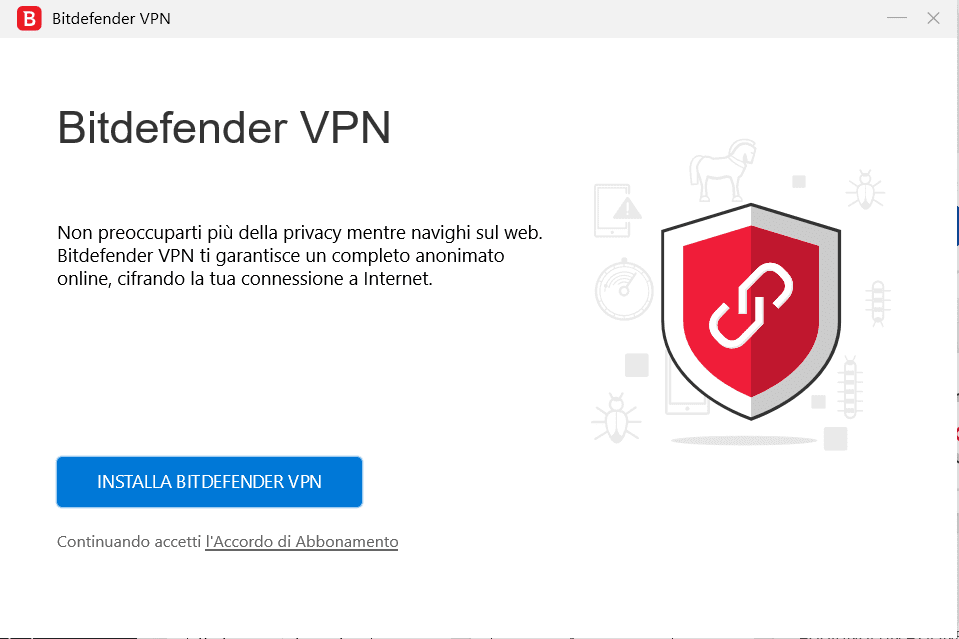 Recensione Bitdefender Internet Security per Windows 11 Bitdefender VPN è un pacchetto scaricabile separatamente