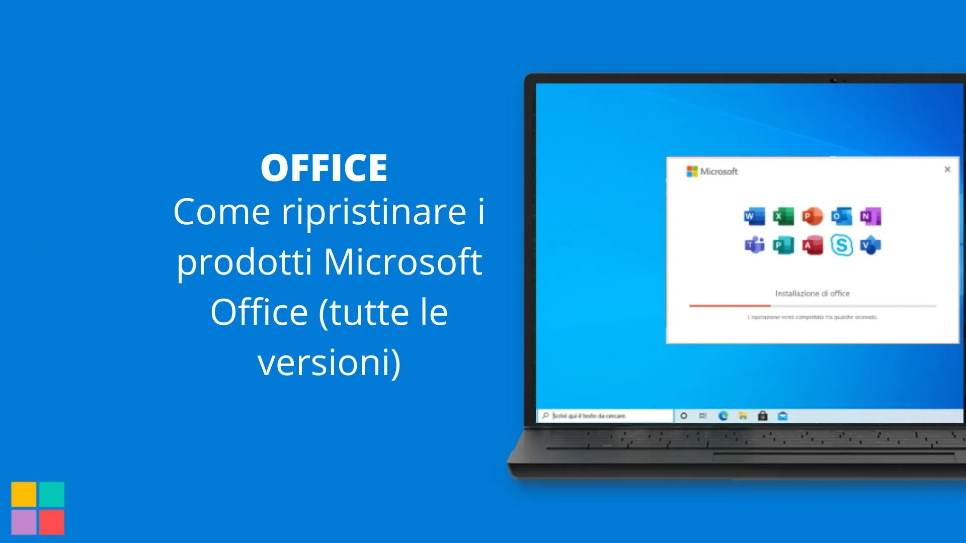 Come ripristinare i prodotti Microsoft Office (tutte le versioni)