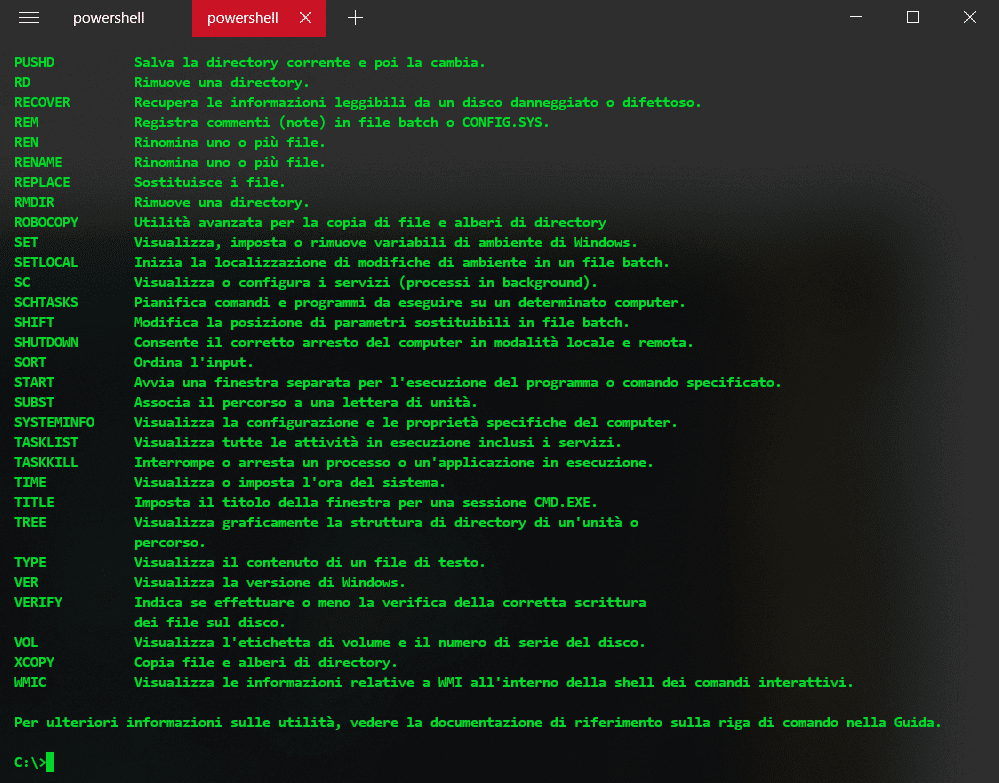 Supporto a più schede in Fluent Terminal