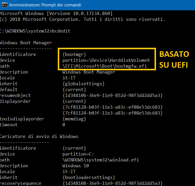 FIX INACCESSIBLE_BOOT_DEVICE (STOP 0x7B) 18 bcdeditUefi