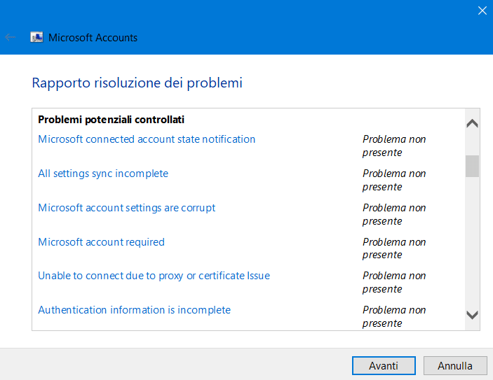 FIX: Problems with Microsoft accounts and sync 13 Detailed information about the checks performed