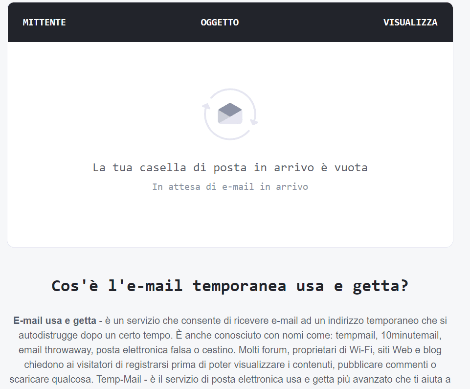 Come nascondere il proprio indirizzo email con un alias 11 Email temporanee attive per soli 10 minuti