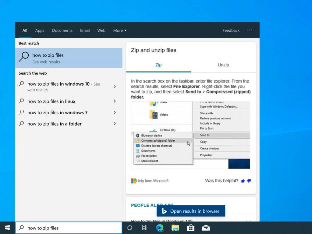 Ricerca migliorata nella Versione 1909 di Windows 10 13 Ricerca migliorata nella Versione 1909 di Windows 10