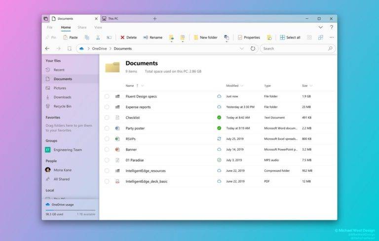 Windows 10: alcuni interessanti concept grafici in lavorazione 6 conceptWest01