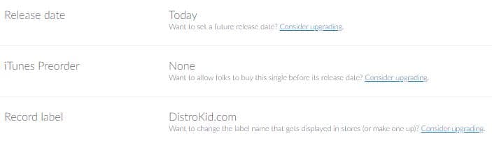 DistroKid: servizio per chi vuole produrre musica 11 Piano