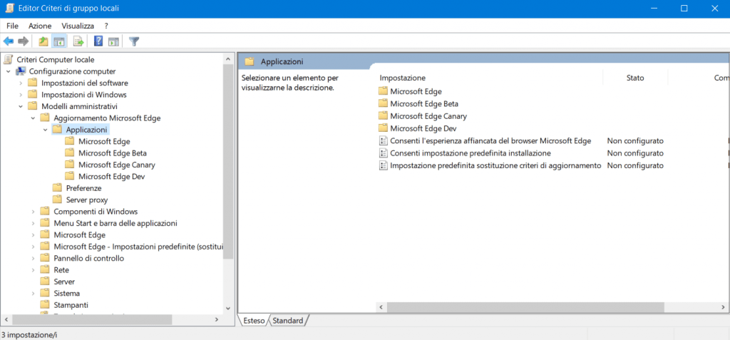 Come avere sia il vecchio Edge che il nuovo in Windows 10 12 Come avere sia il vecchio Edge che il nuovo in Windows 10