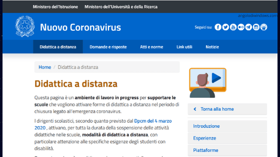 didattica a distanza