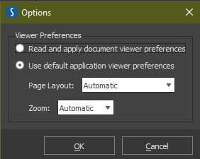 Proviamo Slim PDF Reader 2 13 Opzioni