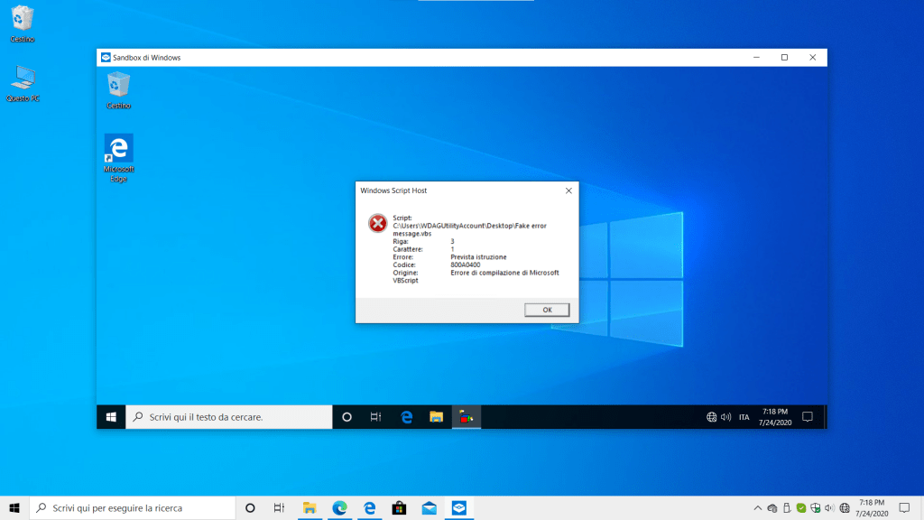 FIX: problemi all'avvio di Windows Sandbox e Windows Defender Application Guard 14 FIX: problemi all'avvio di Windows Sandbox e Windows Defender Application Guard