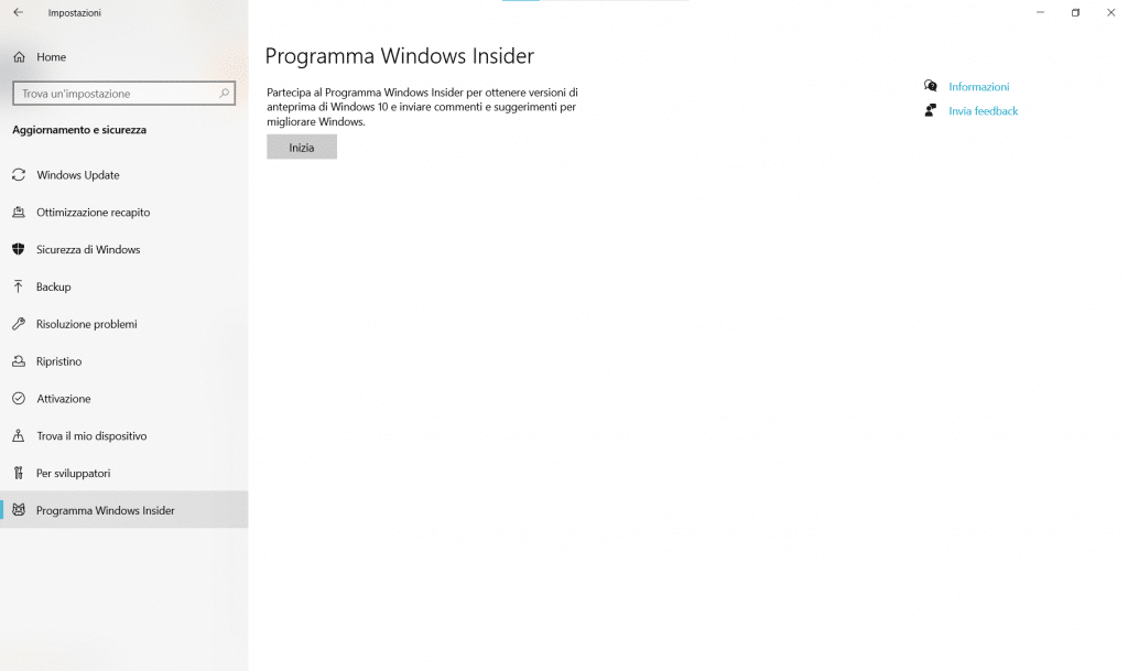 Come partecipare al Programma Insider 14 Come partecipare al Programma Insider