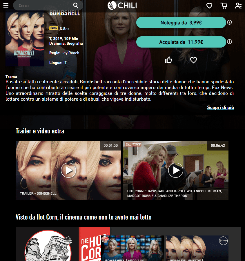Il mondo dello streaming: Chili 19 Il mondo dello streaming: Chili