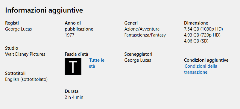 Il mondo dello streaming: Microsoft Store 21 Il mondo dello streaming: Microsoft Store