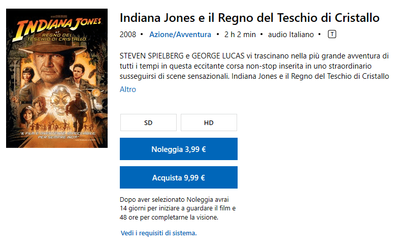 Il mondo dello streaming: Microsoft Store 22 Il mondo dello streaming: Microsoft Store