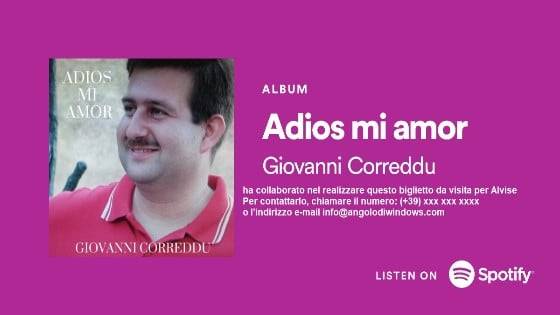 Biglietto da visita Spotify