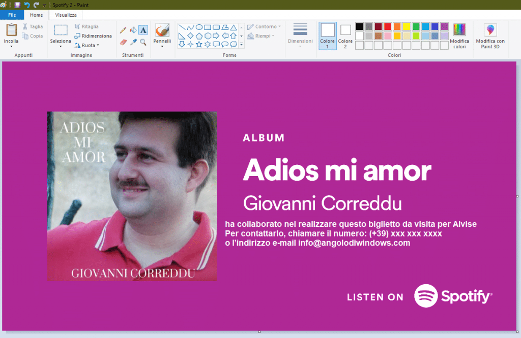 Spotify ha lanciato un servizio per creare biglietti da visita gratuitamente 18 image 37