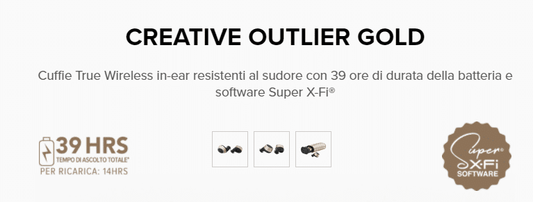 Abbiamo testato le Creative Outlier Gold 18 image 3
