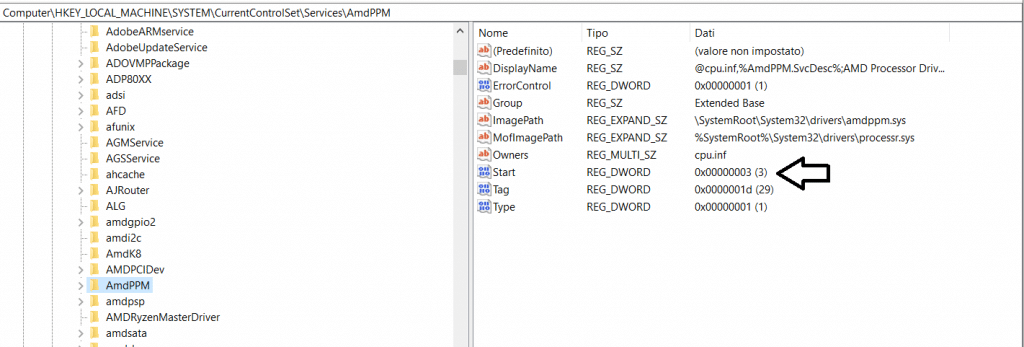 FIX: KMODE_EXCEPTION_NOT_HANDLED con file amdppm.sys 14 FIX: KMODE_EXCEPTION_NOT_HANDLED con file amdppm.sys