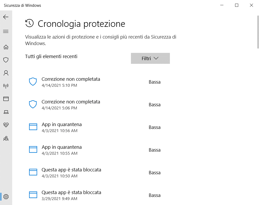 Come resettare la cache della Sicurezza di Windows 10 Come resettare la cache della Sicurezza di Windows