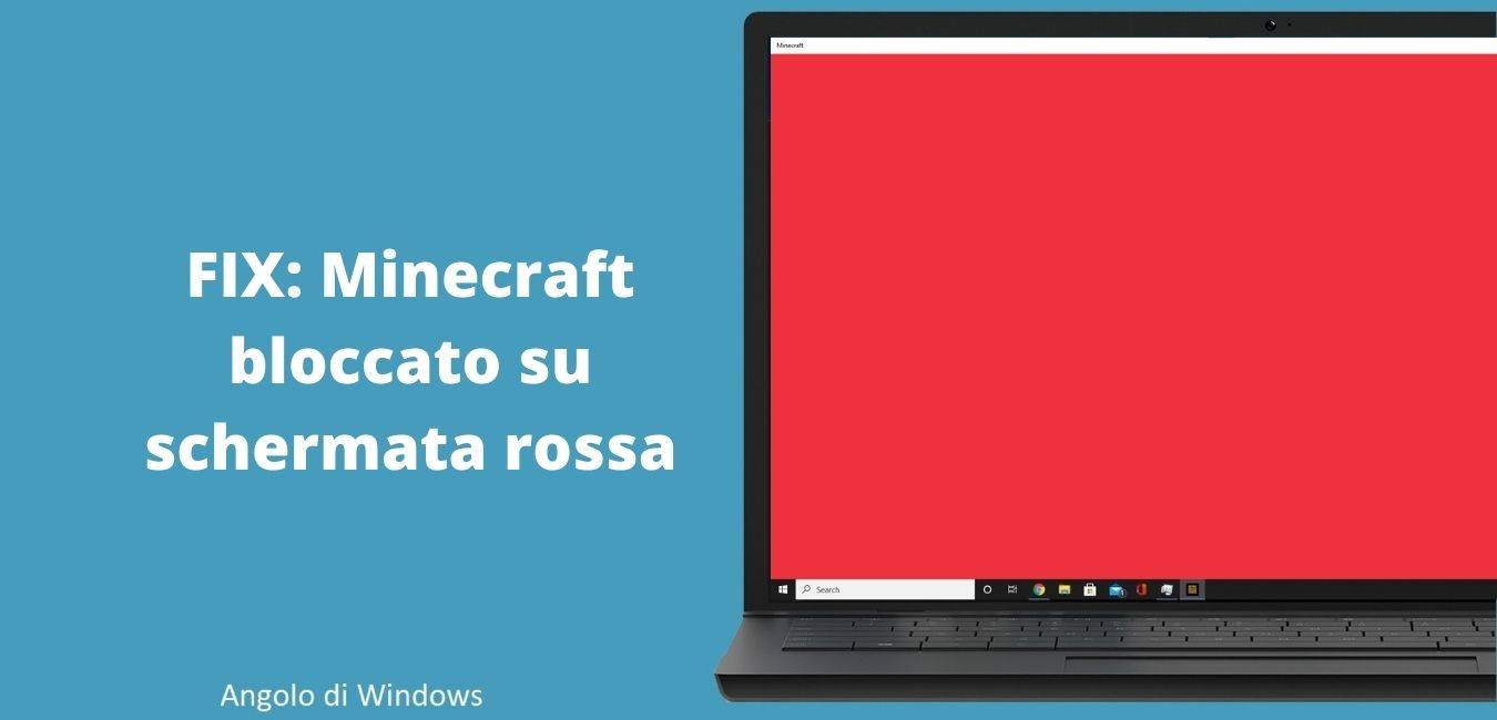 FIX: Minecraft bloccato su schermata rossa 13 FIX: Minecraft bloccato su schermata rossa