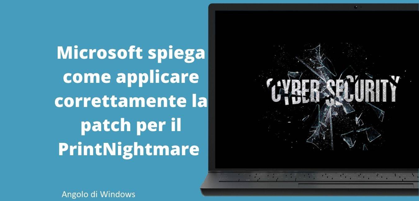 Microsoft spiega come applicare correttamente la patch per il PrintNightmare