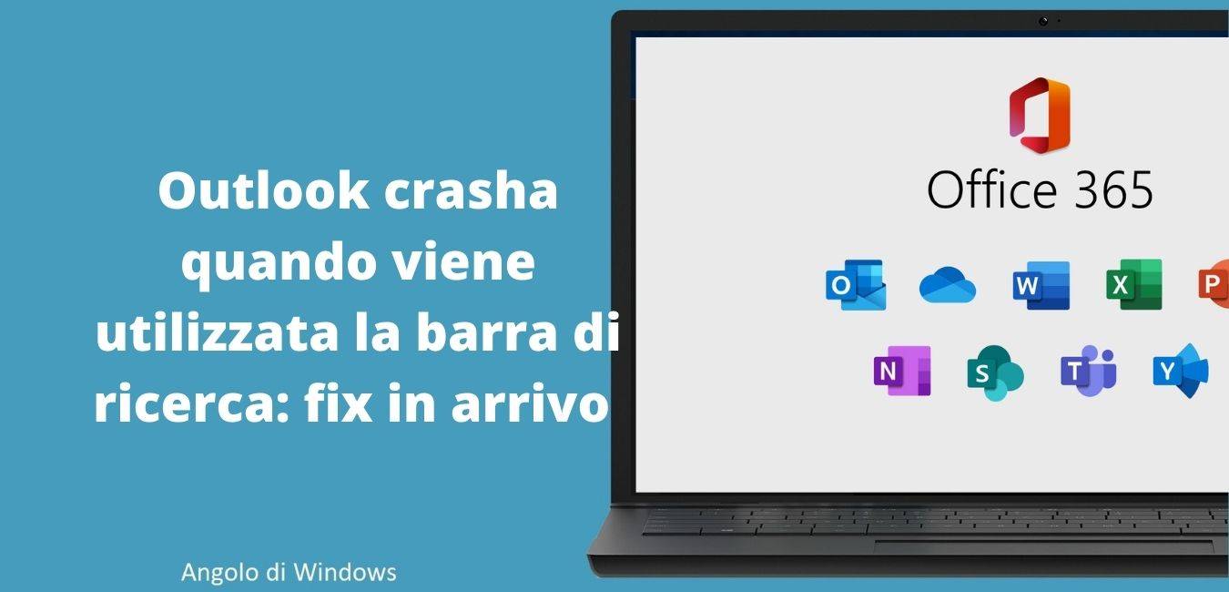 Outlook crasha quando viene utilizzata la barra di ricerca: fix in arrivo