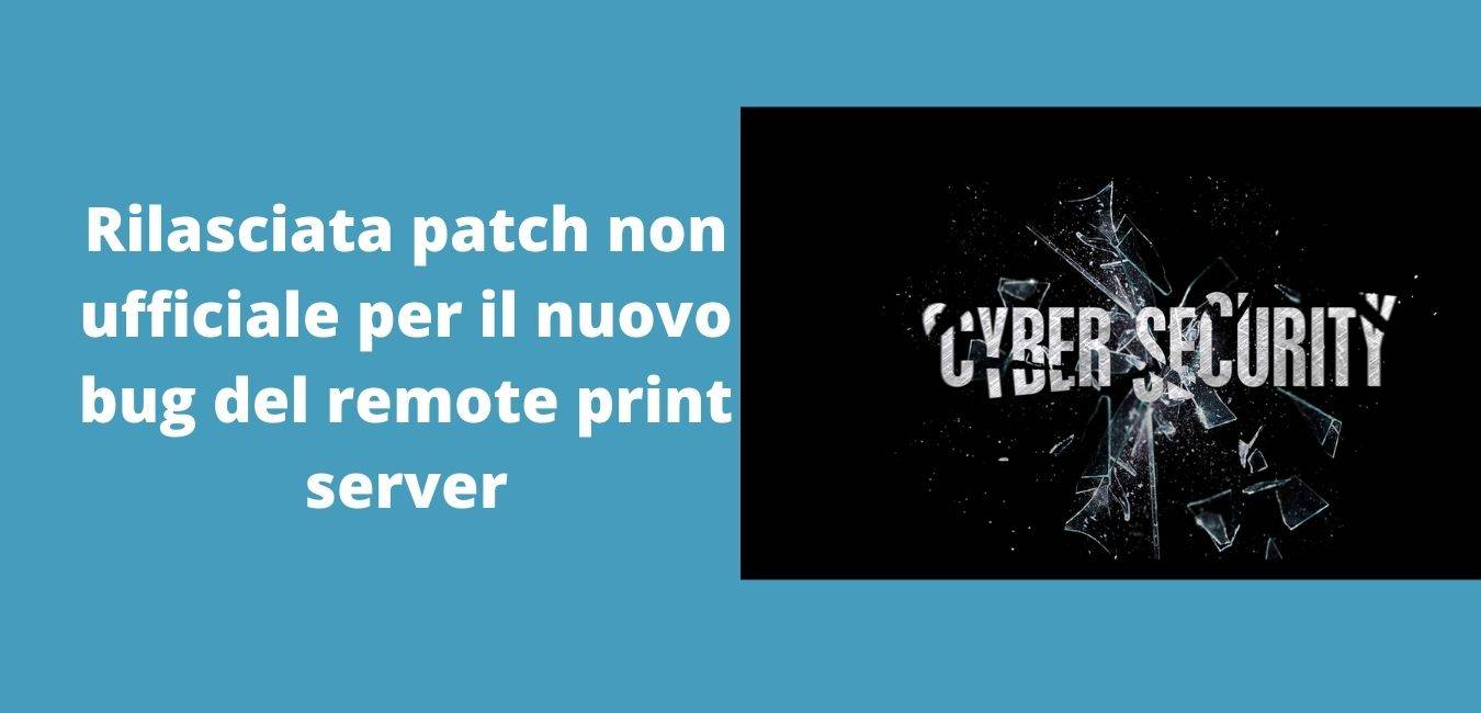 Rilasciata patch non ufficiale per il nuovo bug del remote print server