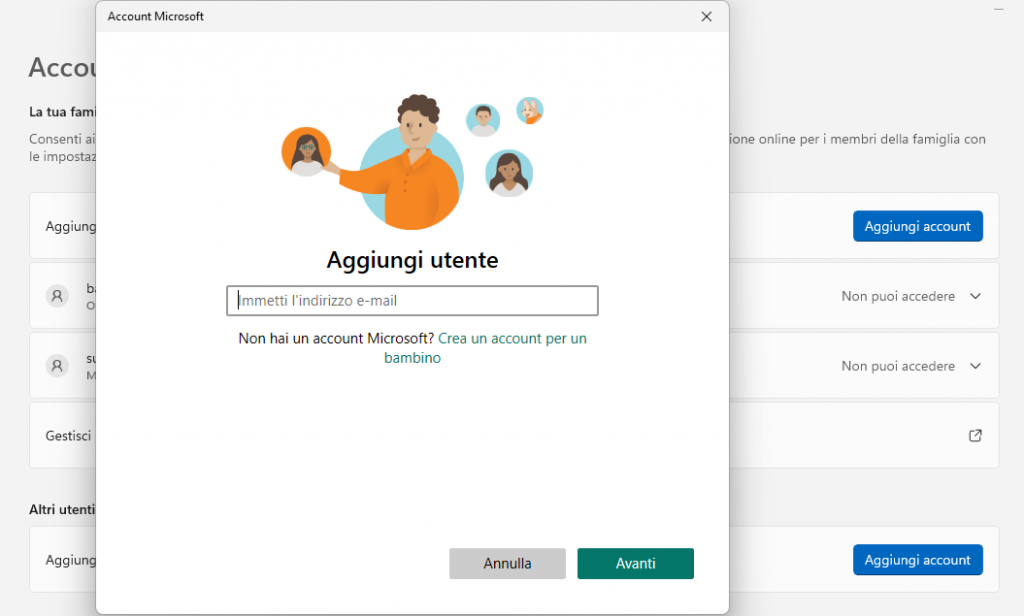Windows: come creare un nuovo account utente 17 Windows: come creare un nuovo account utente