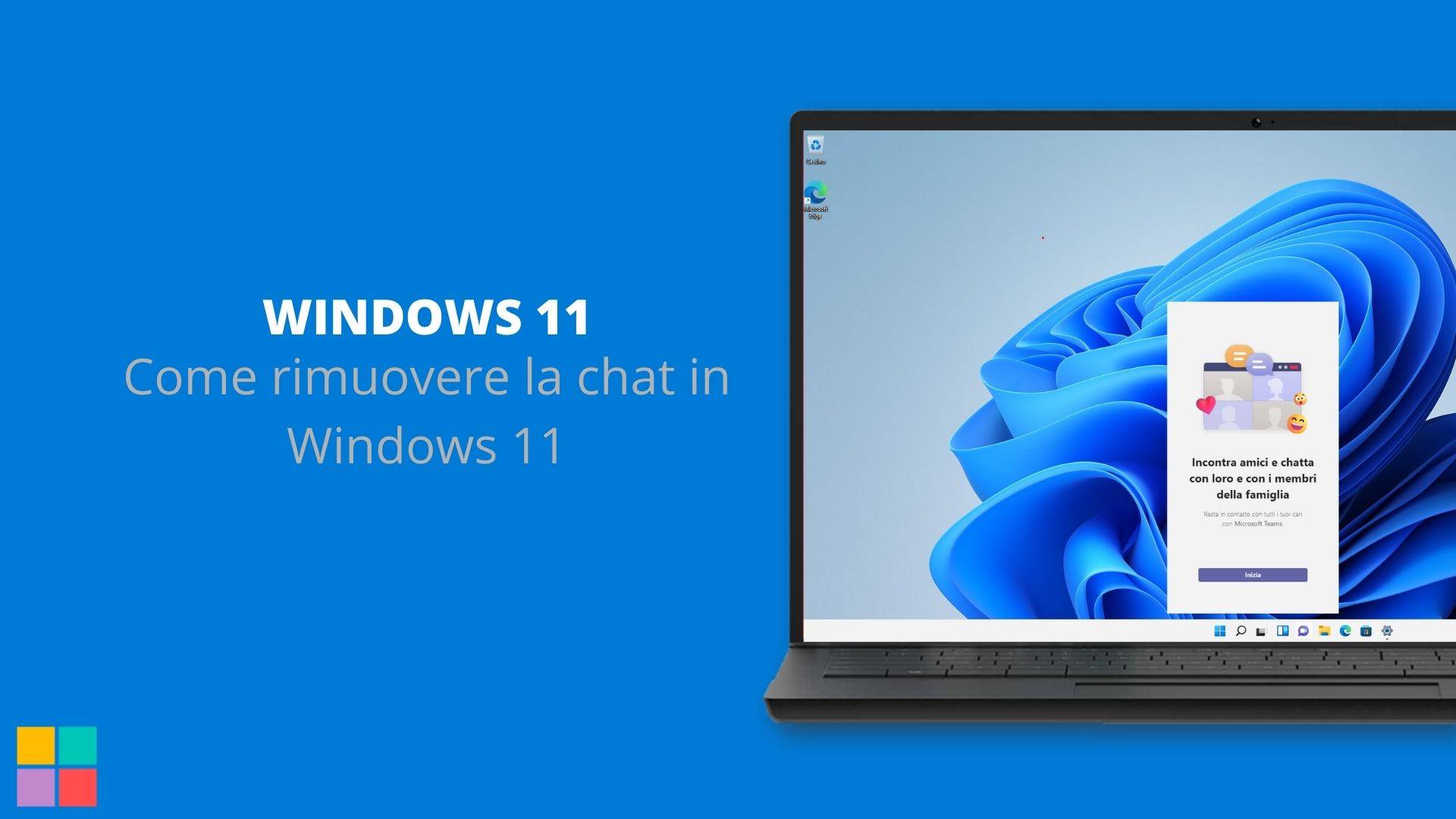 Come rimuovere la chat in Windows 11