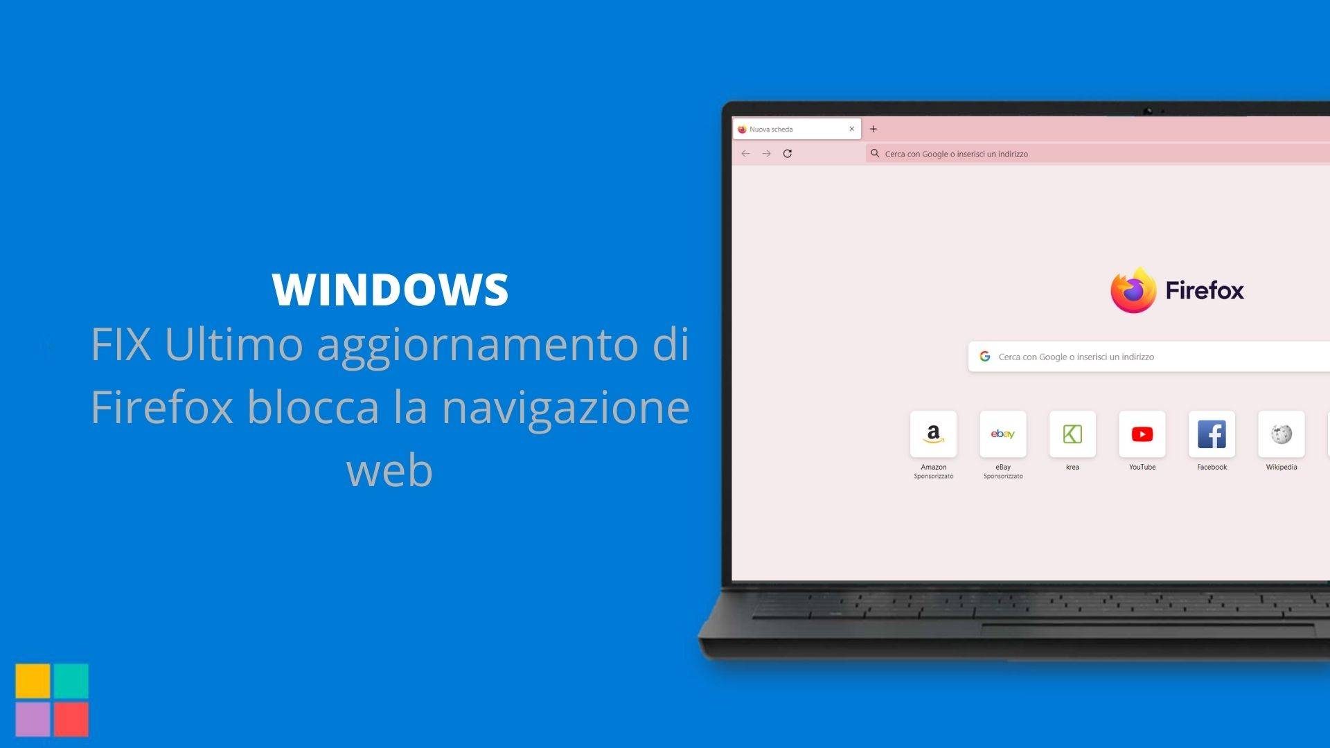 FIX Ultimo aggiornamento di Firefox blocca la navigazione web