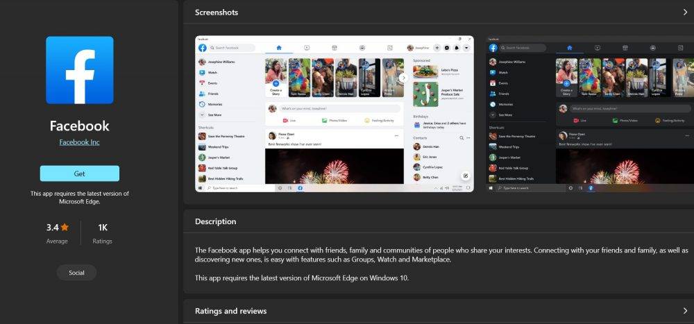 Come scaricare Facebook su Windows 11 Screenshot 2022 01 26 141143 e1643202770779
