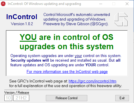 InControl: Gestisci tutti gli aggiornamenti di Windows