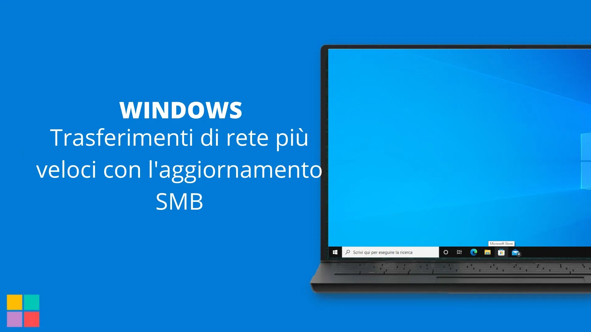 Trasferimenti di rete più veloci con l’aggiornamento SMB
