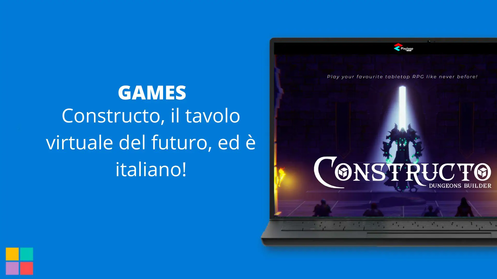 Constructo, il tavolo virtuale del futuro, ed è italiano!