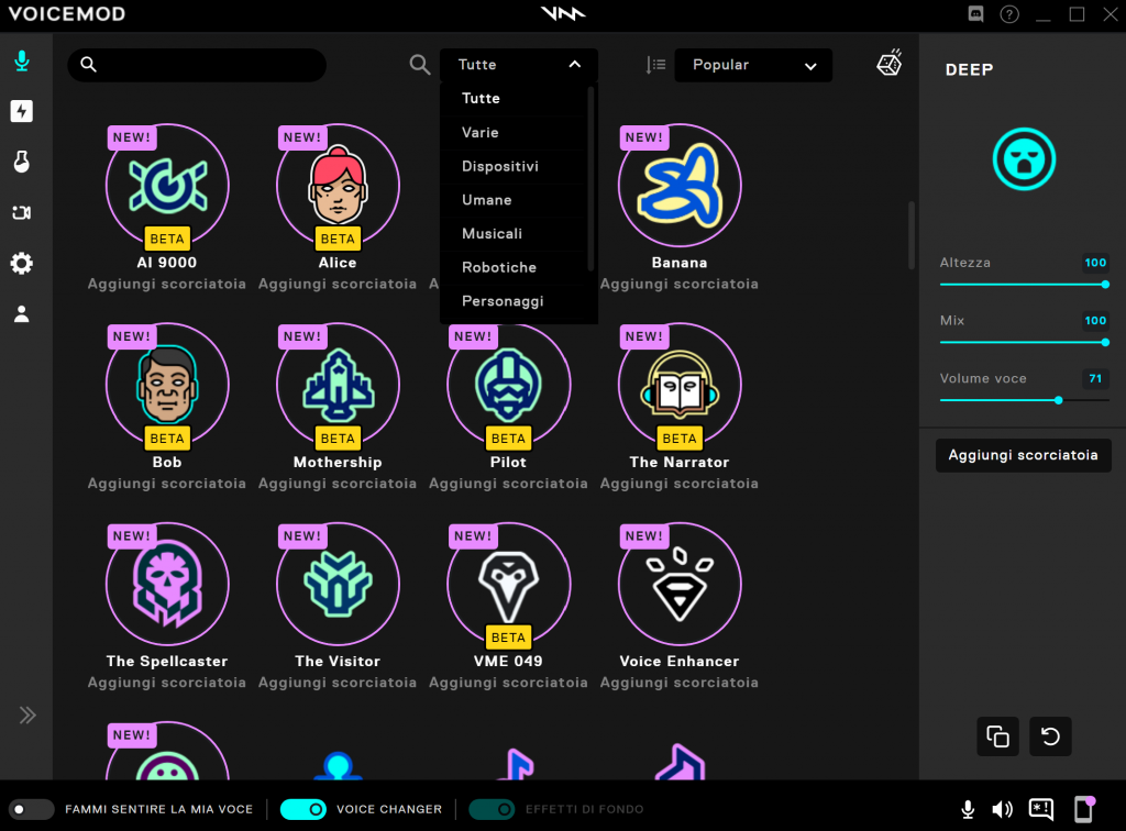 Voicemod: il software definitivo per la voce? 14 Voicemod: il software definitivo per la voce?