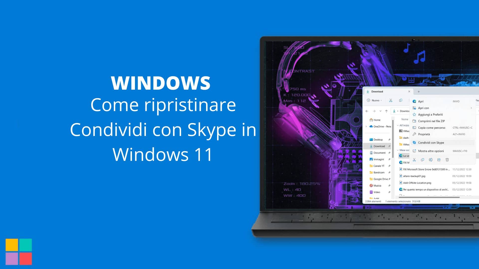 Come ripristinare Condividi con Skype in Windows 11