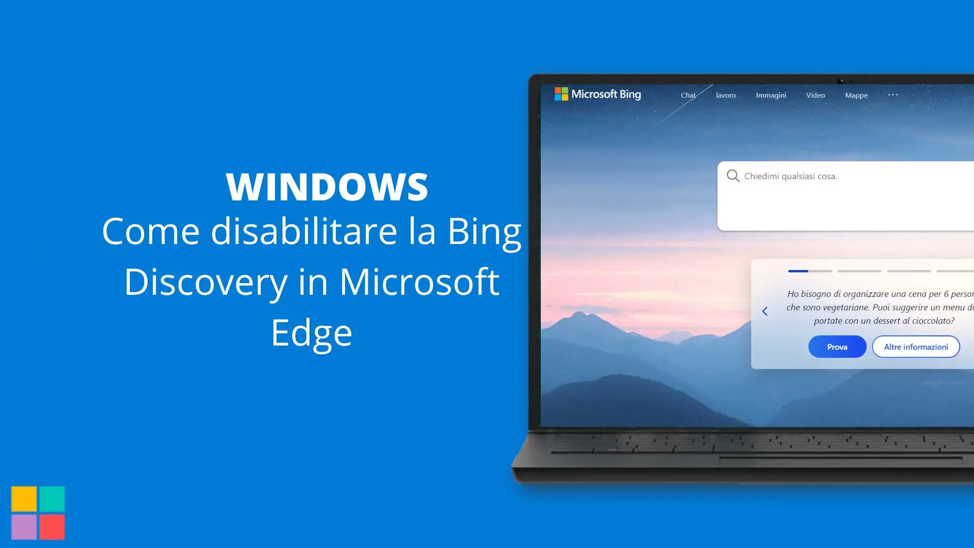Come disabilitare la Bing Discovery in Microsoft Edge
