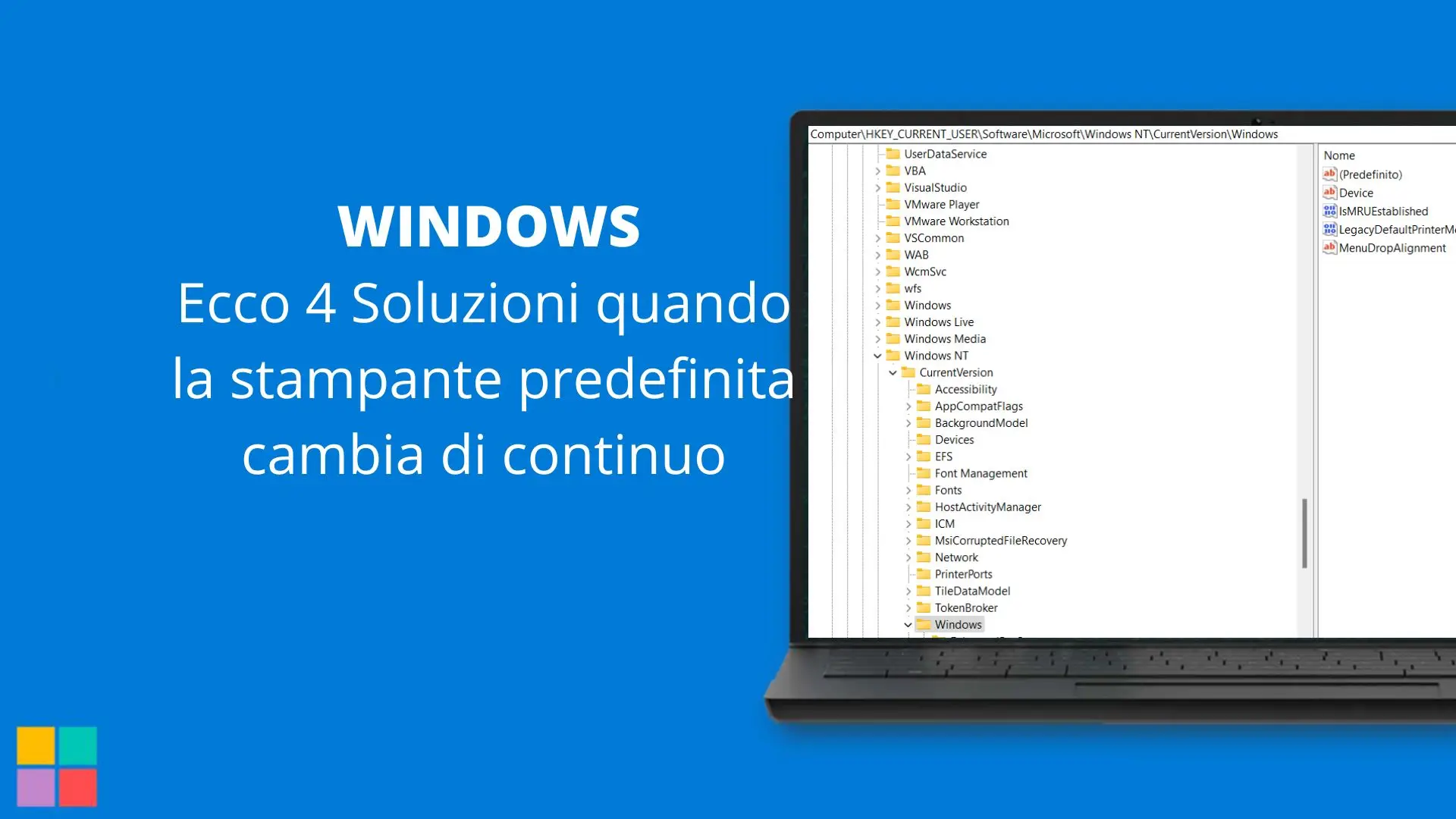 Ecco 4 Soluzioni quando la stampante predefinita cambia di continuo
