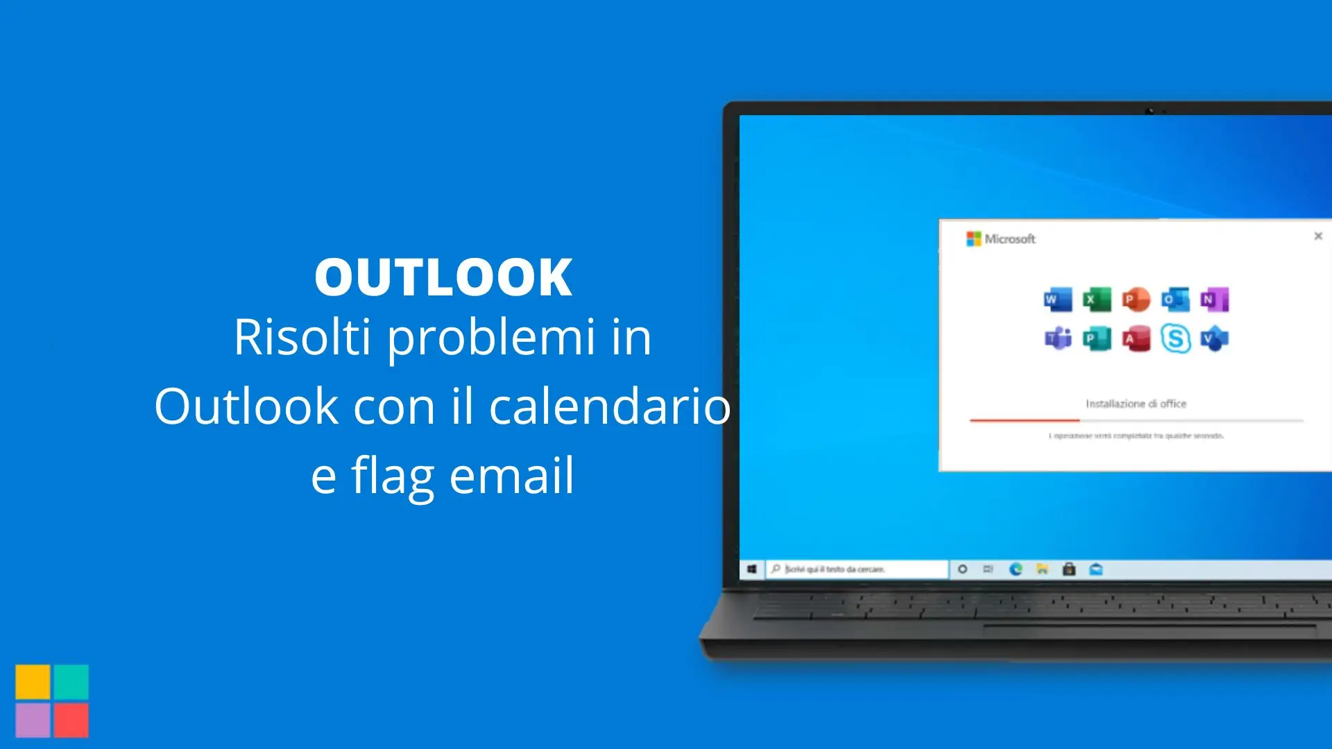 Risolti problemi in Outlook con il calendario e flag email